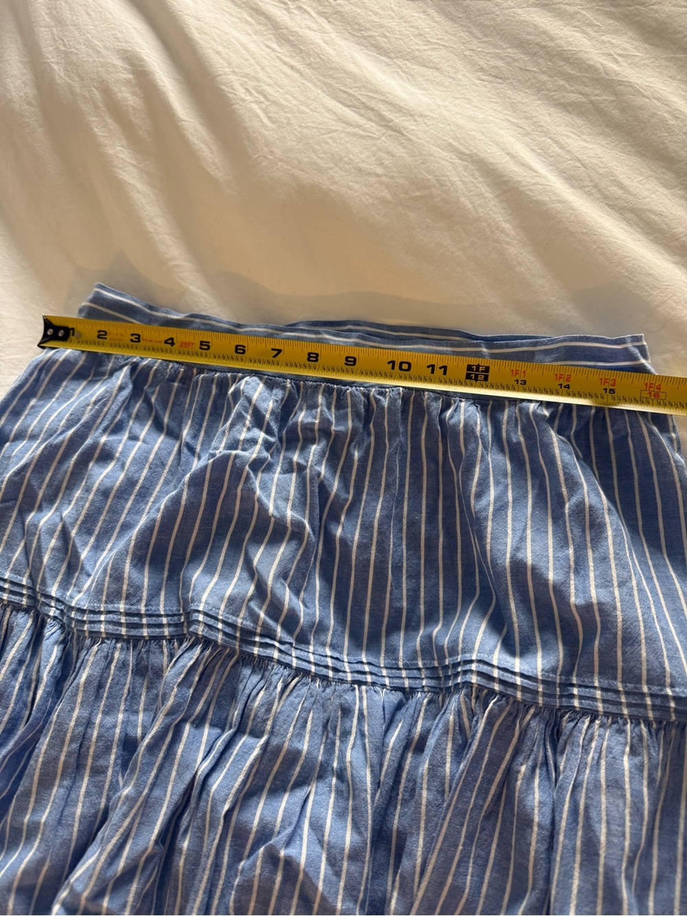 NWT Doen Sebastiane skirt in blue stripe! - Picture 4 of 6